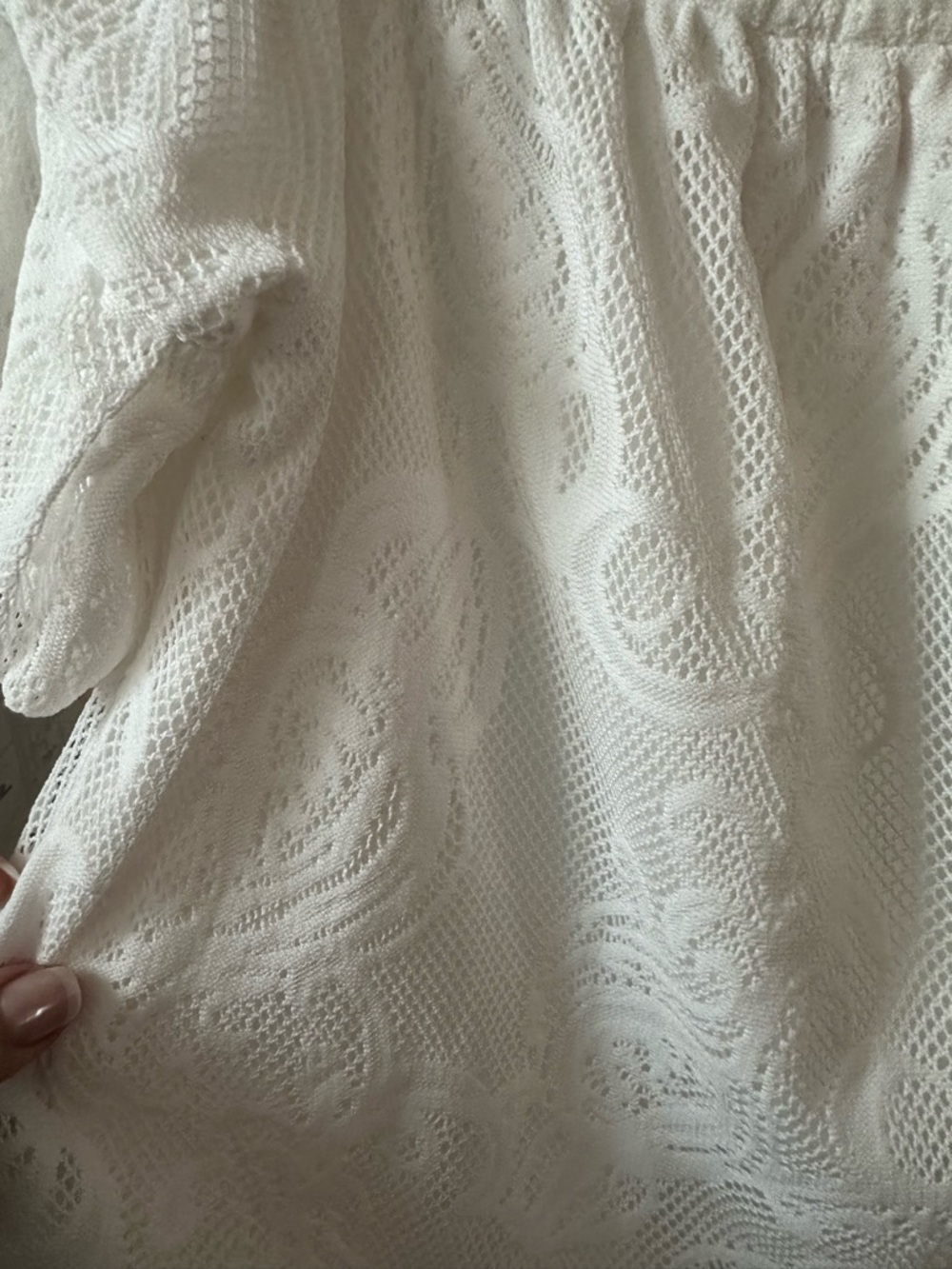 Lilly Pulitzer Samia White Lace Blouse - Picture 4 of 11